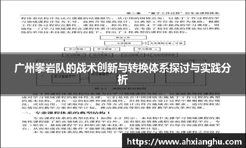 广州攀岩队的战术创新与转换体系探讨与实践分析